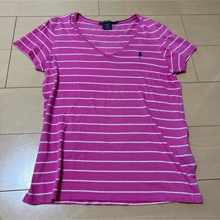 ポロラルフローレン(POLO RALPH LAUREN)のラルフローレンスポーツ　 VネックTシャツ　L(Tシャツ(半袖/袖なし))