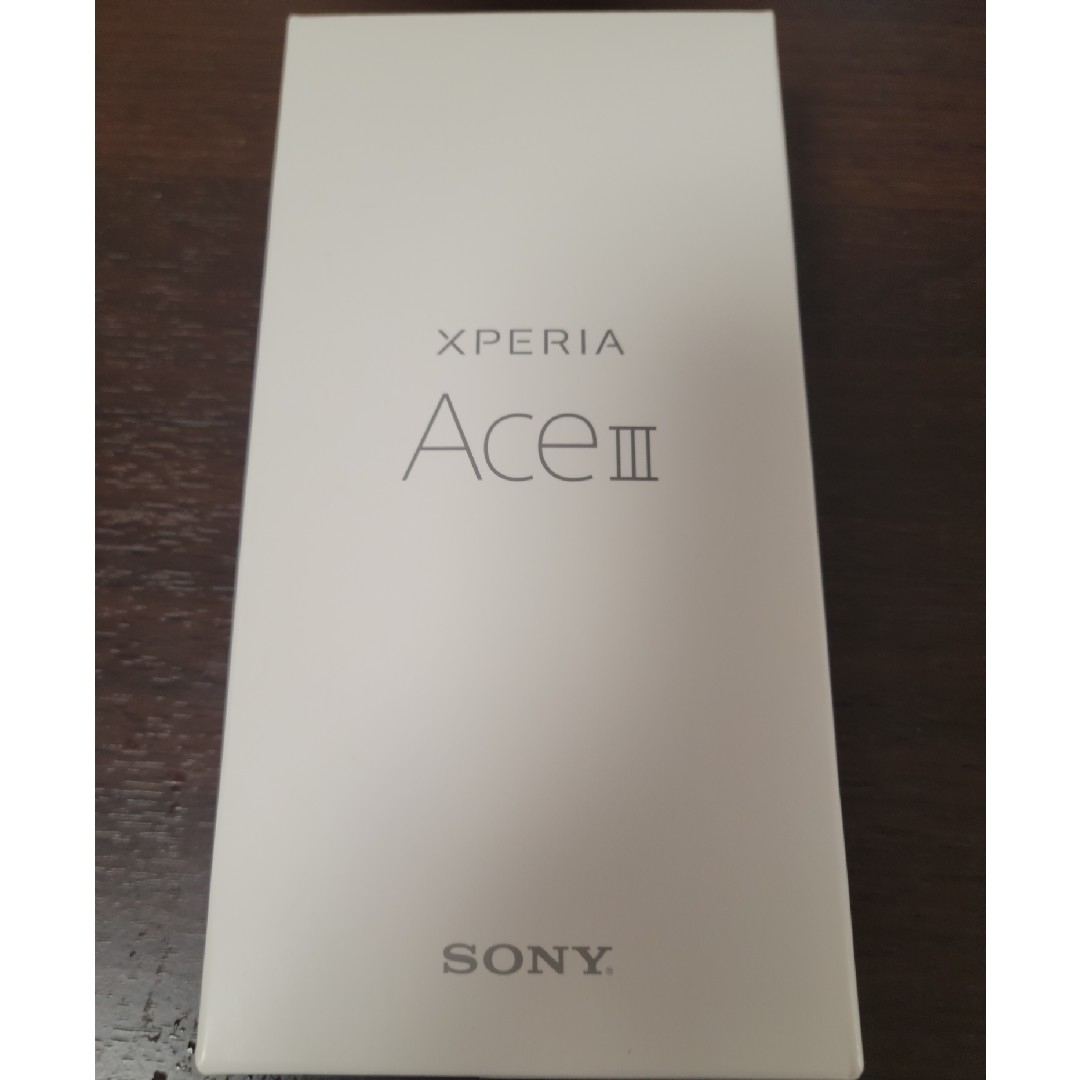 【新品未使用】SONY Xperia Ace III SOG08 ブルーXperiaAceIII