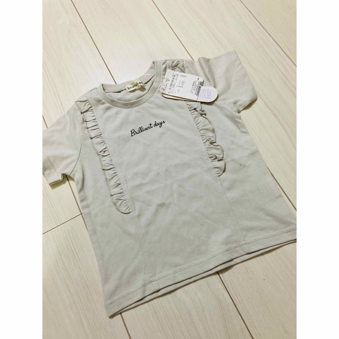 Branshes 新品!ブランシェスの可愛いフリル付きTシャツ 女の子100の通販 by さくら ブランシェス 秋服 トップス 100サイズ