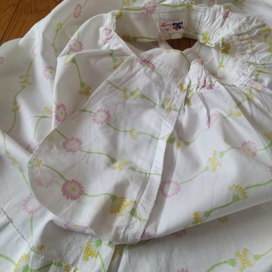 Courreges - スカート 120 白 綿100% 花柄 クレージュの通販 by ゆず's