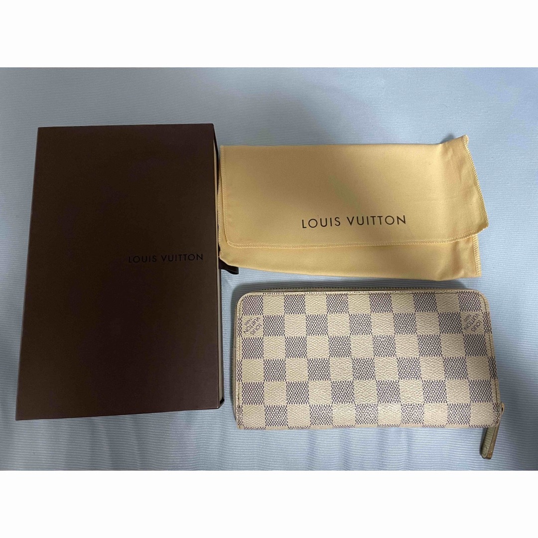 LOUIS VUITTON(ルイヴィトン)のLOUIS VUITTONダミエ　長財布　白 メンズのファッション小物(長財布)の商品写真