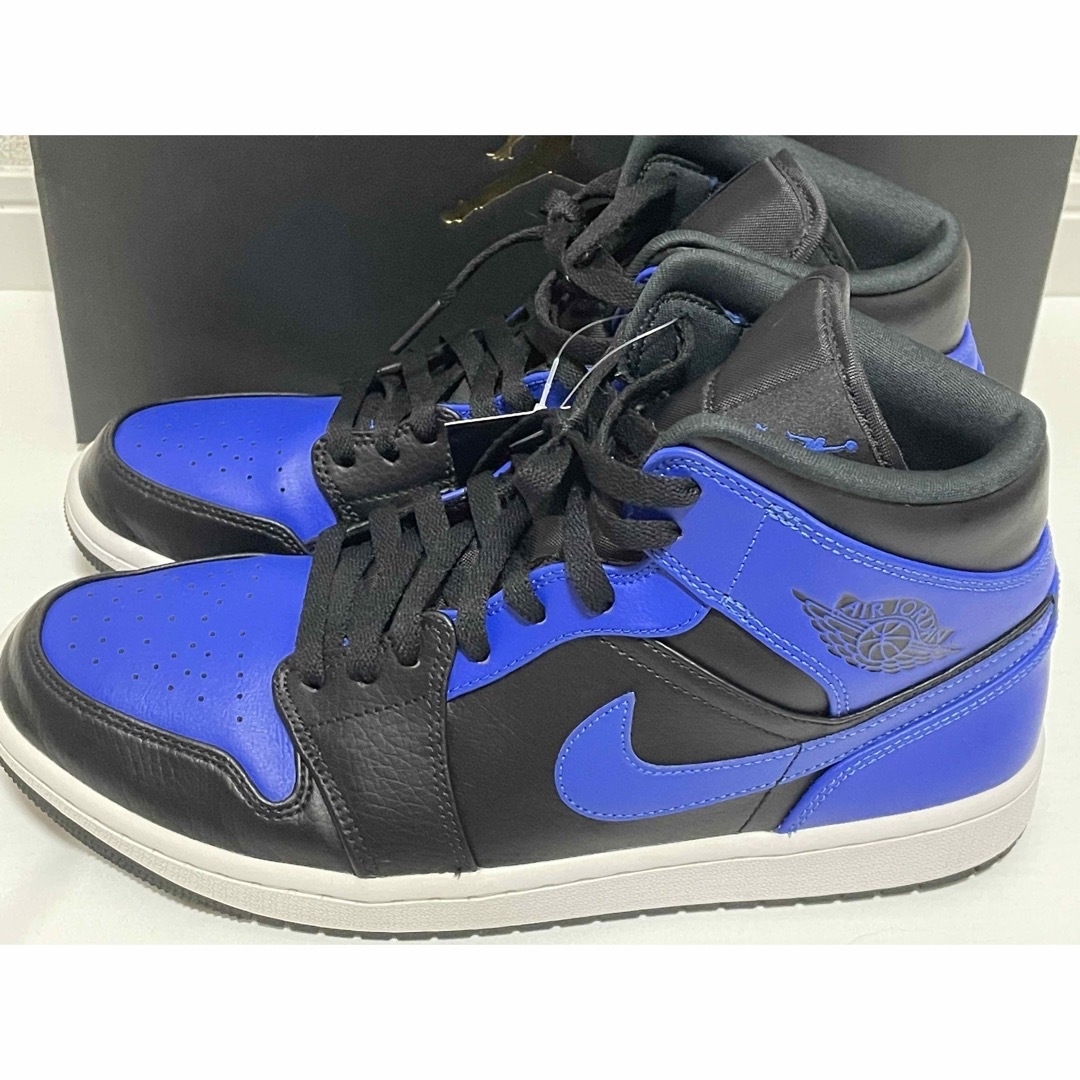 Jordan Brand（NIKE）(ジョーダン)のナイキ　エアジョーダン 1 ミッド " ハイパーロイヤル " AJ1 美品 メンズの靴/シューズ(スニーカー)の商品写真