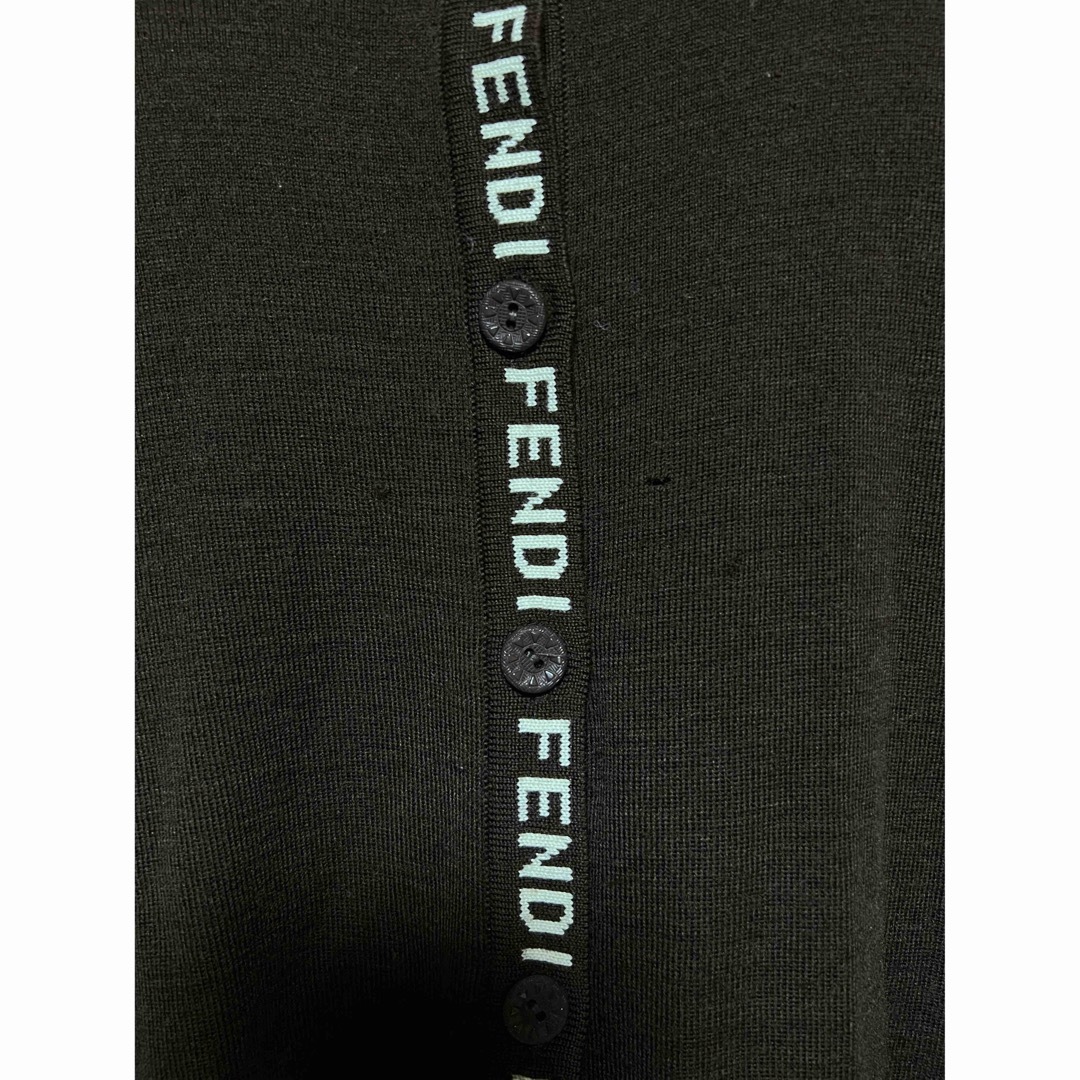 【美品】FENDI ズッカ柄 ウールニット 90s