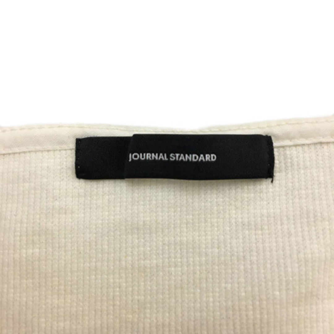 JOURNAL STANDARD(ジャーナルスタンダード)のジャーナルスタンダード カットソー プルオーバー ノースリーブ F ベージュ レディースのトップス(カットソー(半袖/袖なし))の商品写真