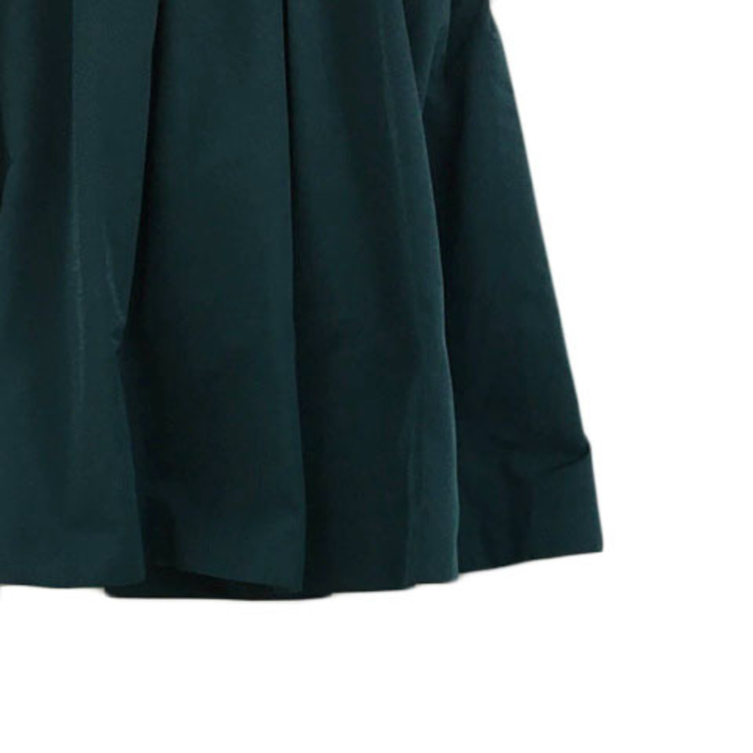 anatelier(アナトリエ)のアナトリエ スカート フレア ギャザー ミニ ウエストゴム 無地 36 緑 レディースのスカート(ミニスカート)の商品写真