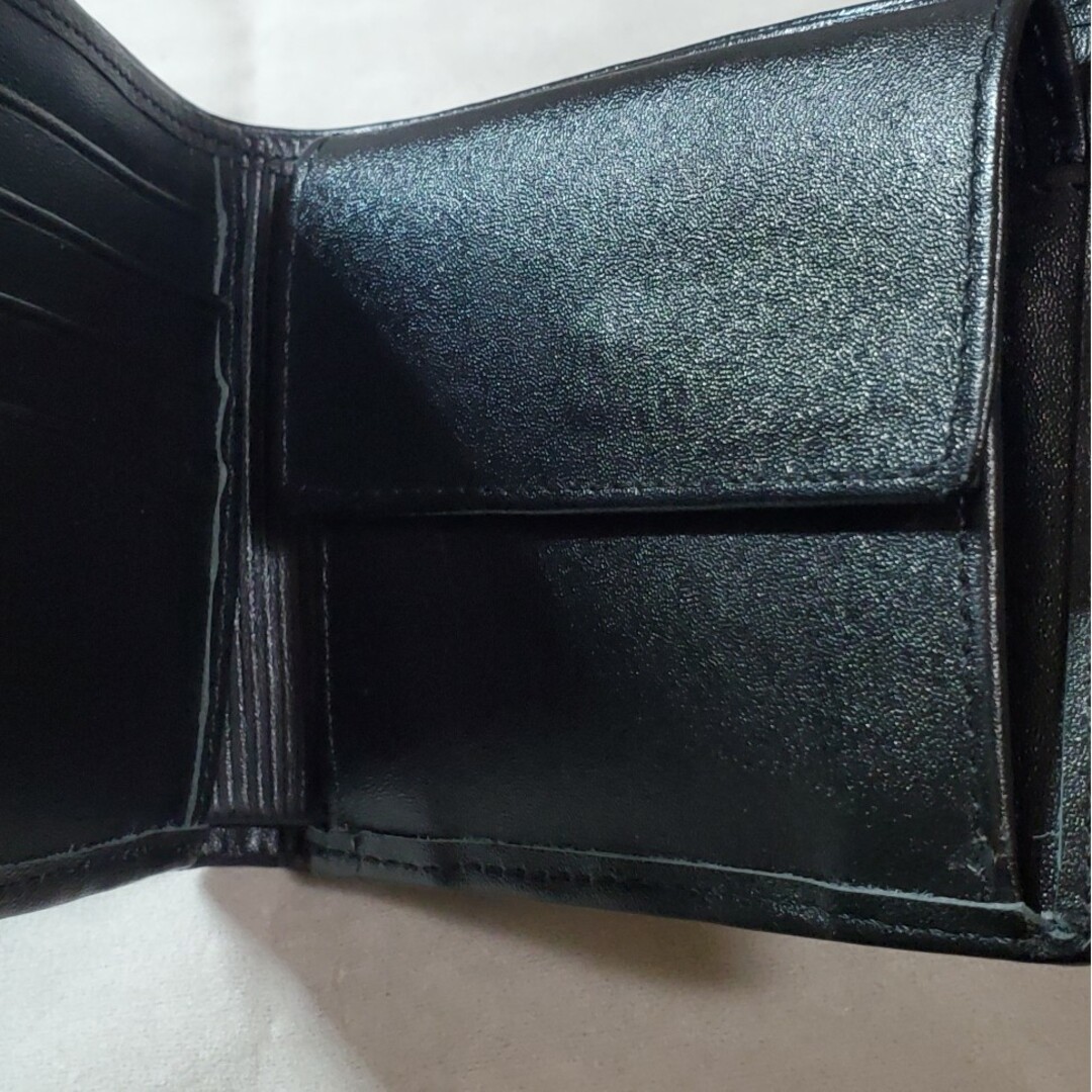 シャークスキン 鮫 革 折財布 二つ折り 本革 グリーン コンパクト シャーク 3