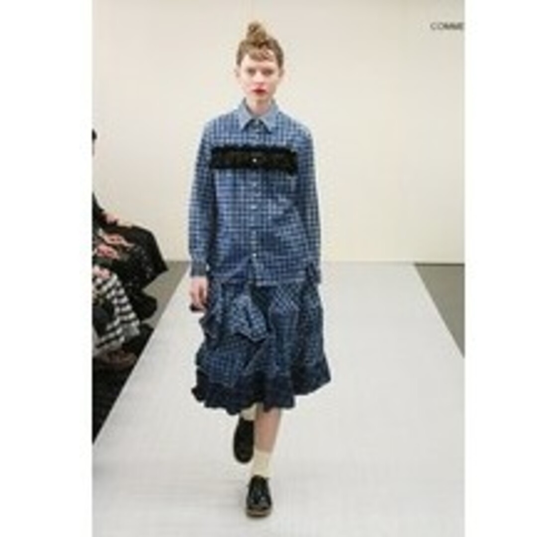 レディース最終値下！tricot COMME des GARCONS　チェックブラウス