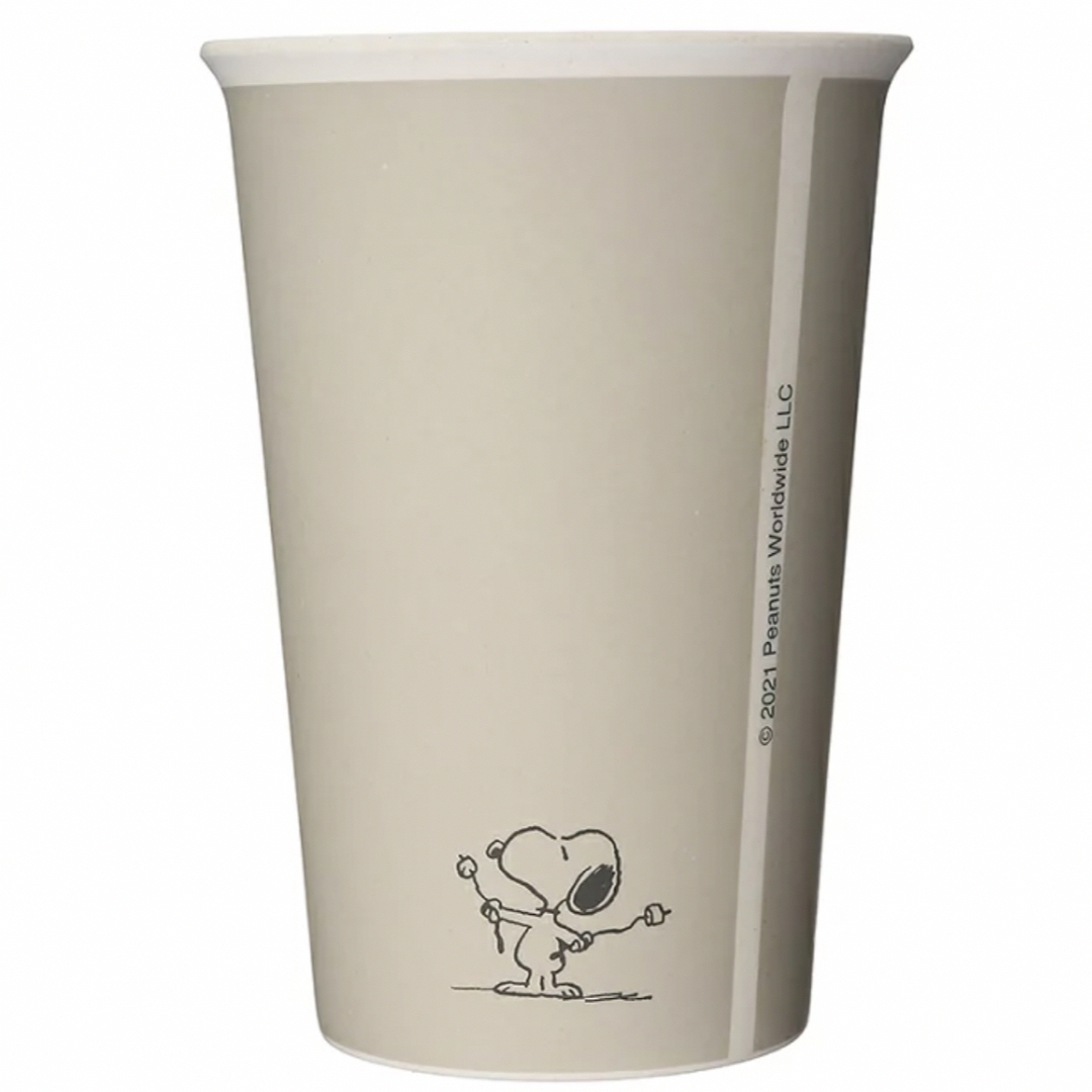 SNOOPY(スヌーピー)のスヌーピー PEANUTS バンブーカップ AUTUMN インテリア/住まい/日用品のキッチン/食器(グラス/カップ)の商品写真