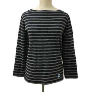 オーシバル(ORCIVAL)のオーチバル オーシバル カットソー Tシャツ ボーダー 長袖 1 グレー 黒(カットソー(長袖/七分))