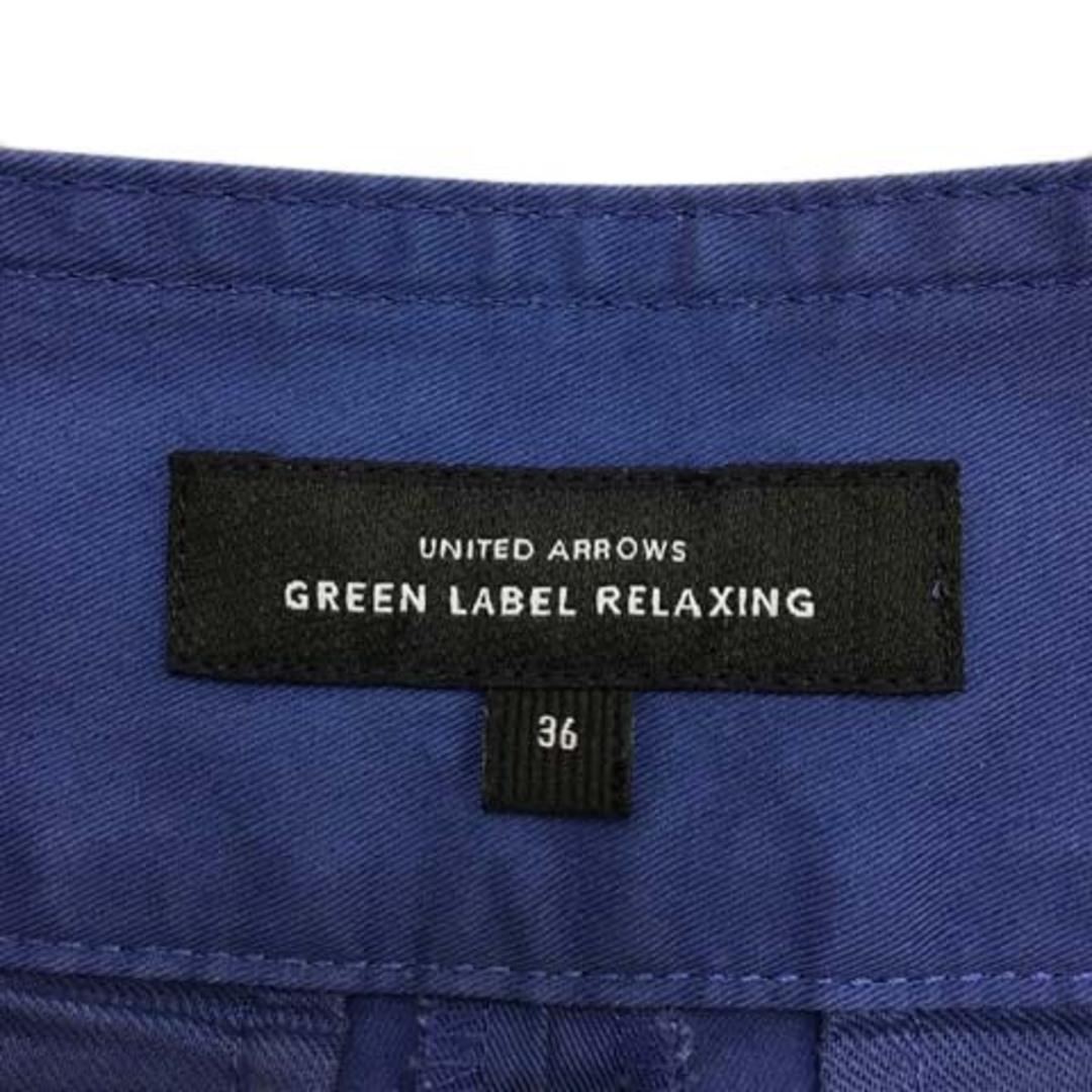 UNITED ARROWS green label relaxing(ユナイテッドアローズグリーンレーベルリラクシング)のグリーンレーベルリラクシング ユナイテッドアローズ パンツ 36 青 紺 レディースのパンツ(その他)の商品写真