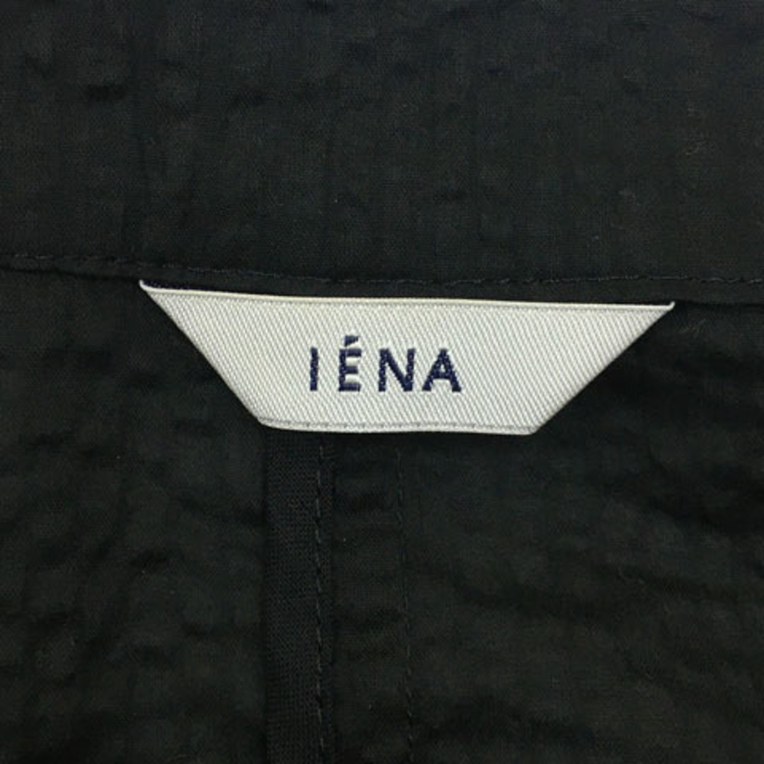 IENA(イエナ)のイエナ ジャケット テーラード シングル クリンクル加工 無地 長袖 36 黒 レディースのジャケット/アウター(その他)の商品写真