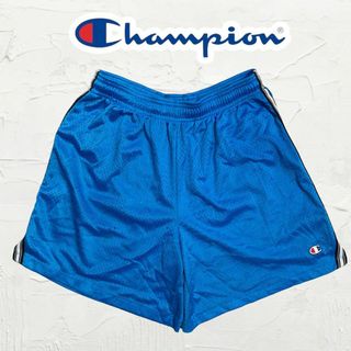 チャンピオン(Champion)のMBX ハーフ パンツ Champion ビンテージ 古着   青 チャンピオン(ショートパンツ)