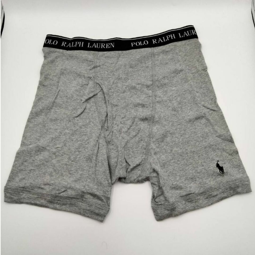 POLO RALPH LAUREN(ポロラルフローレン)のポロ ラルフローレン ミドルボクサーパンツ Grey 1枚 Mサイズ メンズのアンダーウェア(ボクサーパンツ)の商品写真