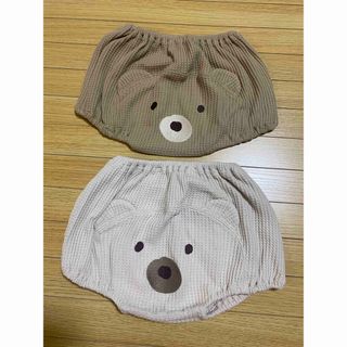 シマムラ(しまむら)の【新品】90cm  くまさん パンツ 2点セット(パンツ/スパッツ)