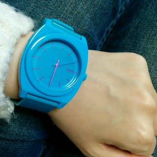 ニクソン(NIXON)のNIXON✴THE TIME TELLER P✴ブルー(腕時計)