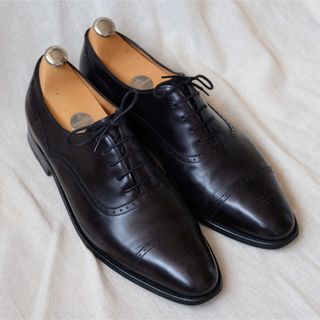 JOHN LOBB - 美品ジョンロブJohn Lobb セミブローグ95E 木型付の通販