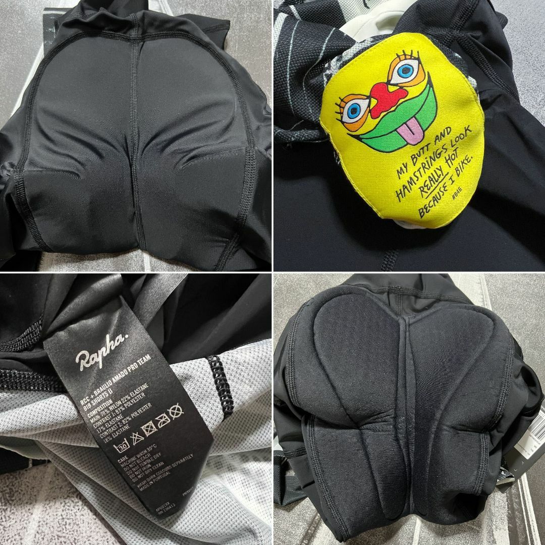 新品 Rapha RCC ブラウリオ アマド プロチーム ビブショーツ II 3