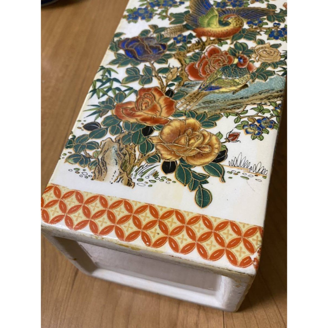 中国美術◇年代品◇花鳥角瓶◇稀少 唐物◇色絵磁器 中国美術◇年代品◇花鳥角瓶◇稀少 唐物◇色絵磁器