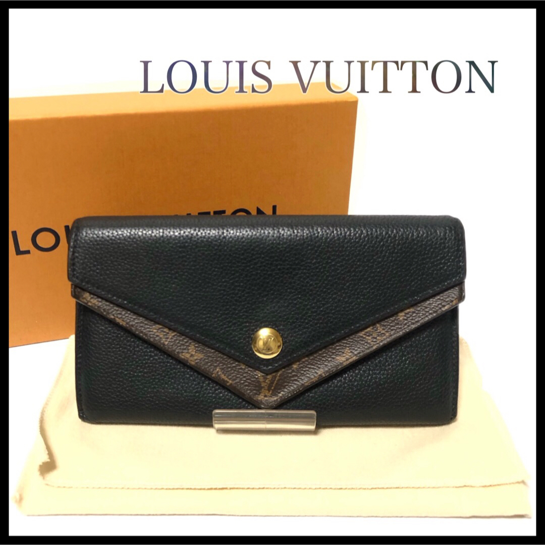 【美品】LOUISVUITTON ヴィトンポルトフォイユドゥブル　長財布