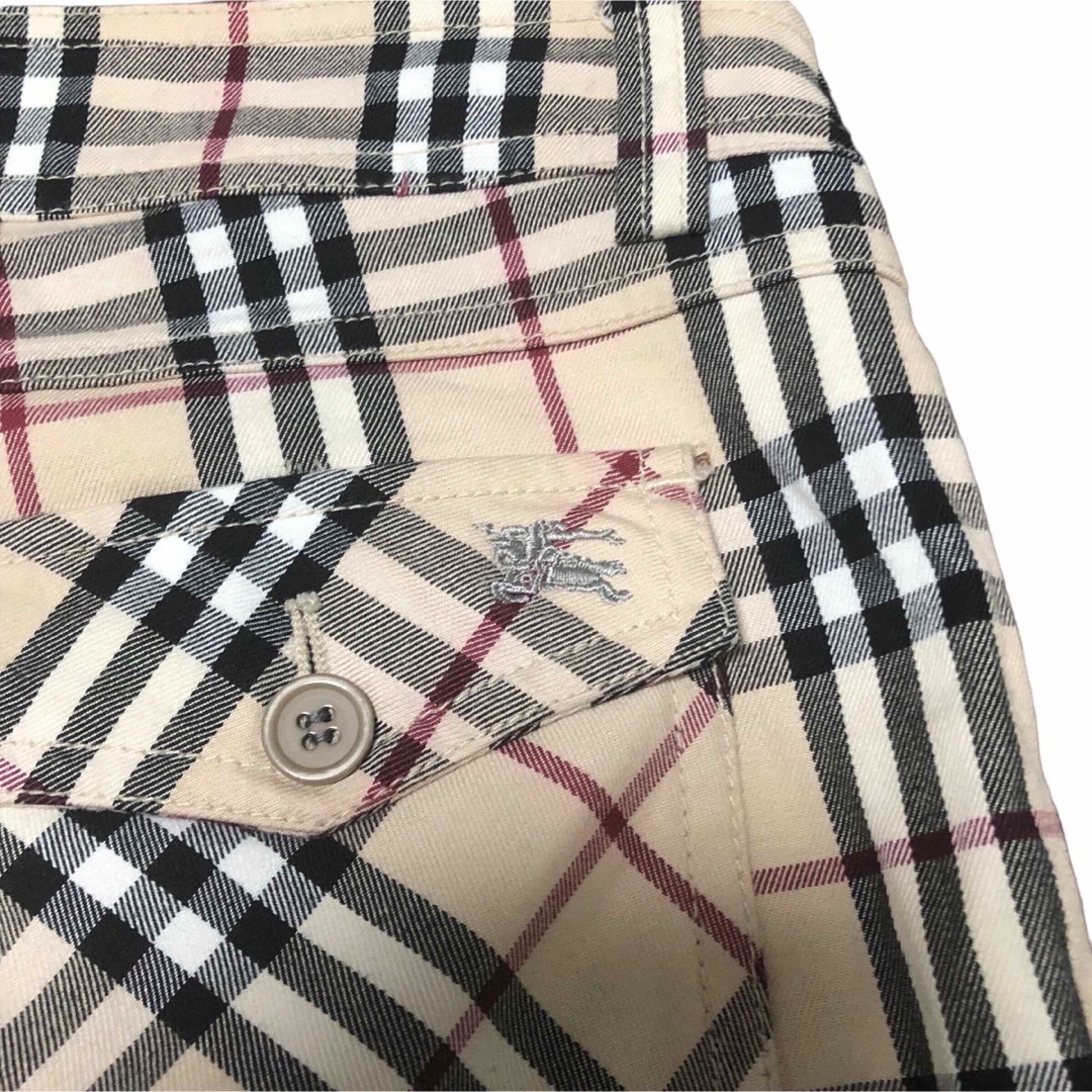 BURBERRY(バーバリー)のバーバリーBURBERRY LONDON 7部丈ハーフパンツ　ノバチェック　40 レディースのパンツ(ハーフパンツ)の商品写真