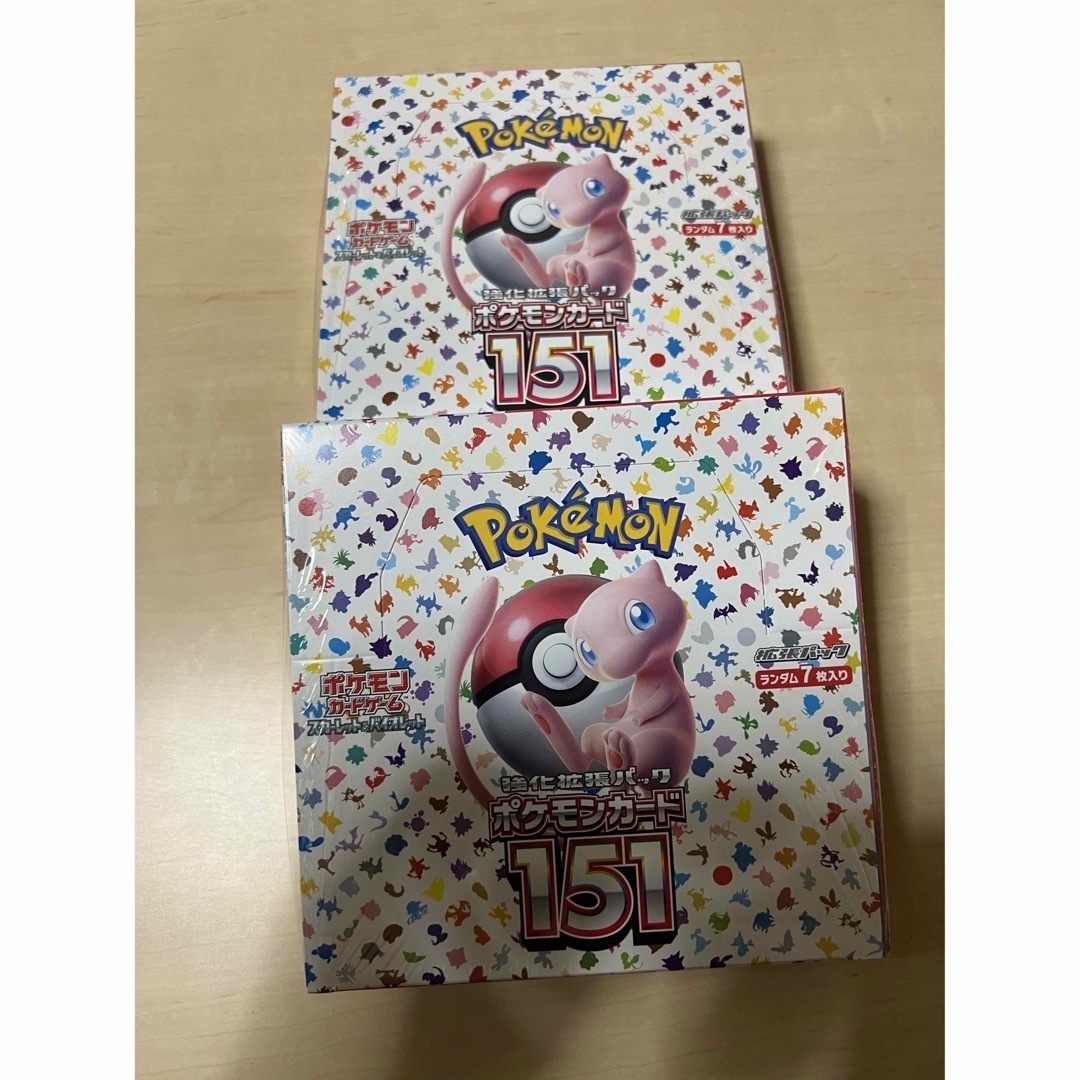 ポケモンカード１５１　シュリンク付き　2box