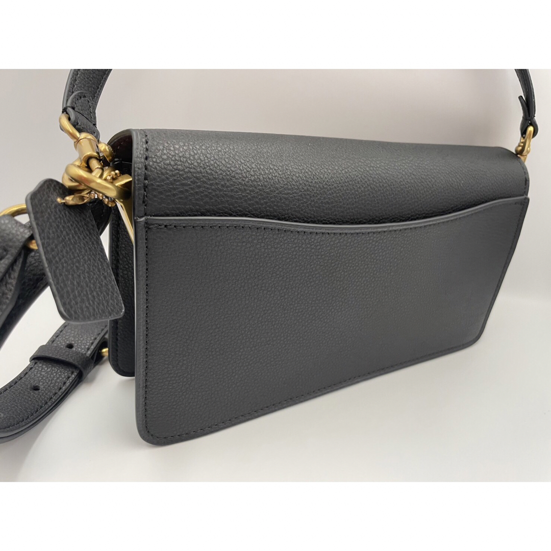 COACH - COACH タビー レザー ショルダーバッグ ブラック 未使用品の