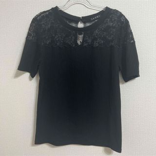 イング(INGNI)のINGNI トップス ブラック Ｍサイズ(シャツ/ブラウス(半袖/袖なし))