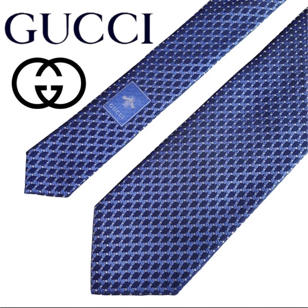 Gucci - 【希少‼️高級感‼️新品未使用】Gucci グッチ ネクタイ 総柄 