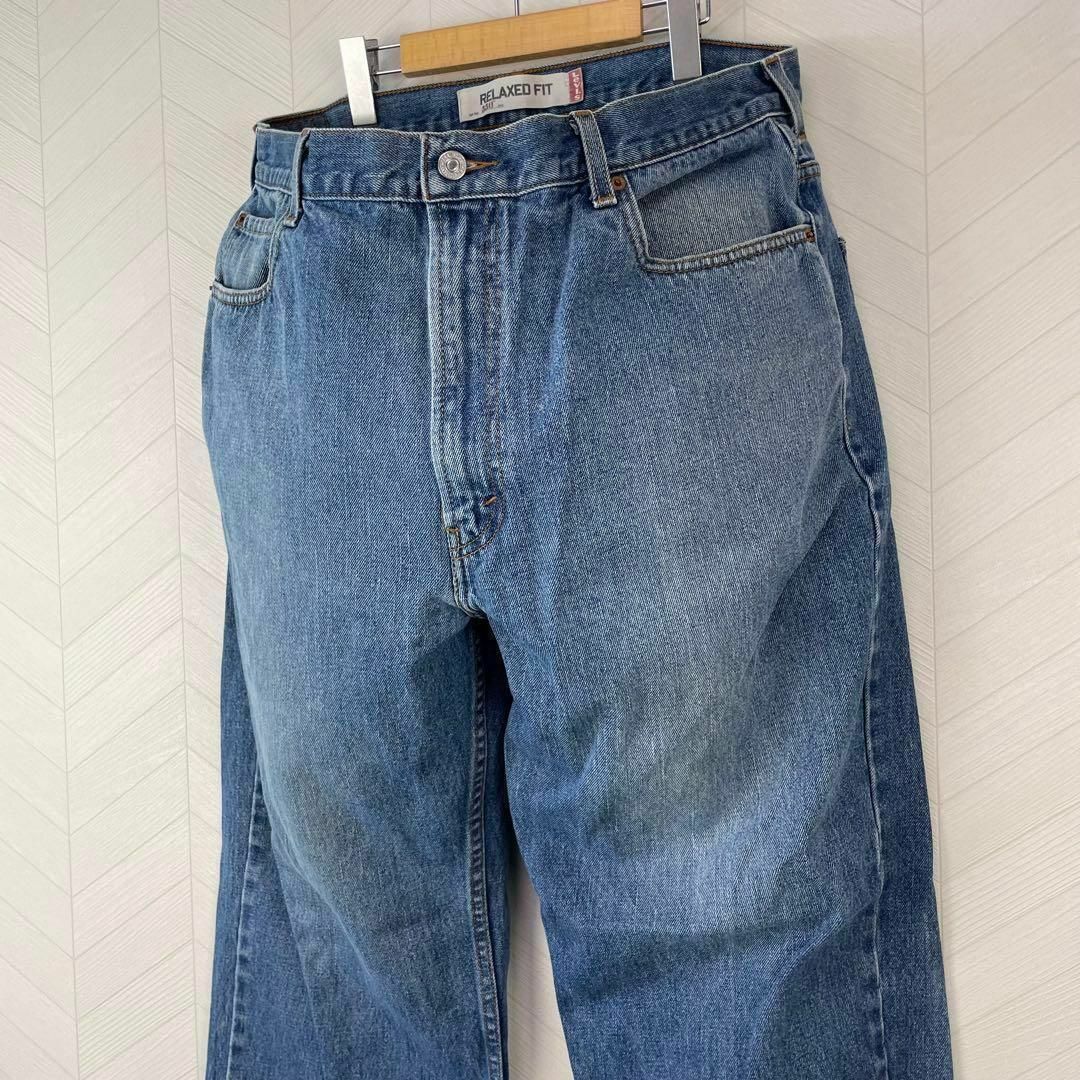人気品番 リーバイス 550 ルーズ 極太 テーパード デニム パンツ US古着
