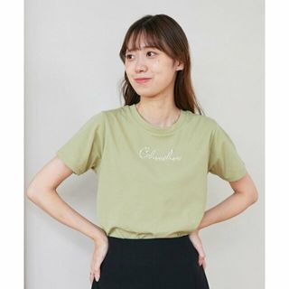 マジェスティックレゴン(MAJESTIC LEGON)の【L/グリーン】パールロゴTee(カットソー(長袖/七分))