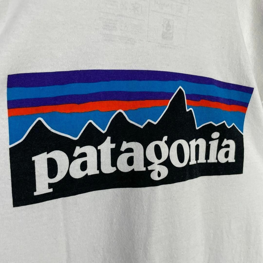 美品 激レア パタゴニア Tシャツ バックプリント ポケT メンズ 完売品 白