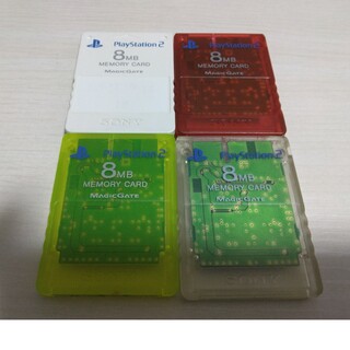 プレイステーション2(PlayStation2)のＰＳ２ 純正メモリーカード４枚組(その他)