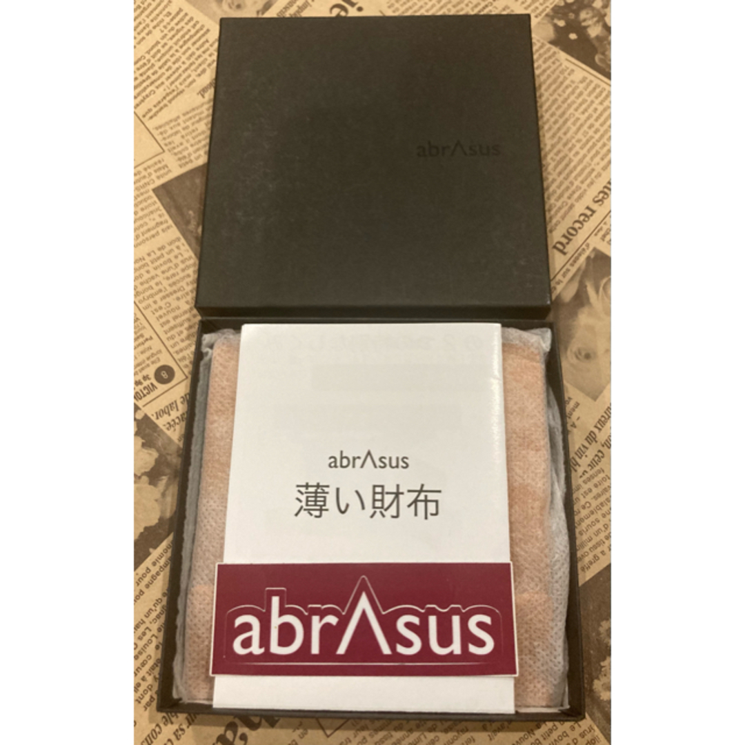 【新品】薄い財布 イエロー ◆ アブラサス abrasus 4