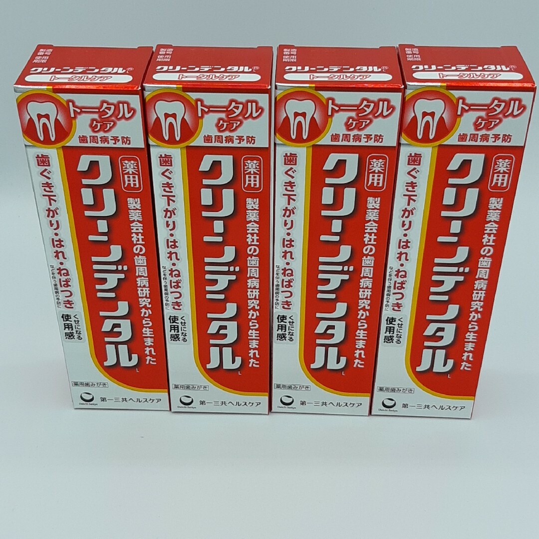 第一三共ヘルスケア - クリーンデンタル L トータルケア 100g×4個