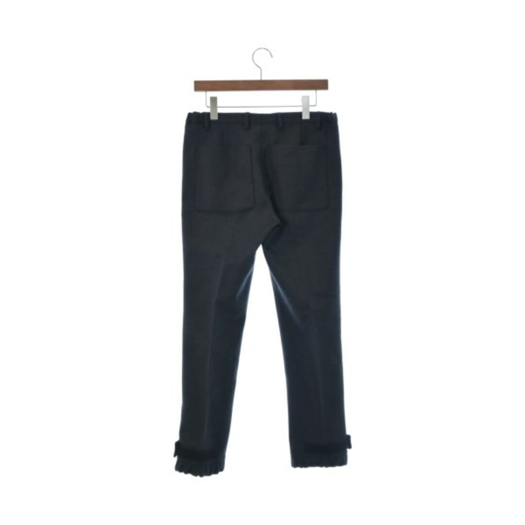 美品 プラダ PRADA パンツ スラックスパンツ ロングパンツ 無地 ウール ボトムス メンズ 52(L相当) ネイビー