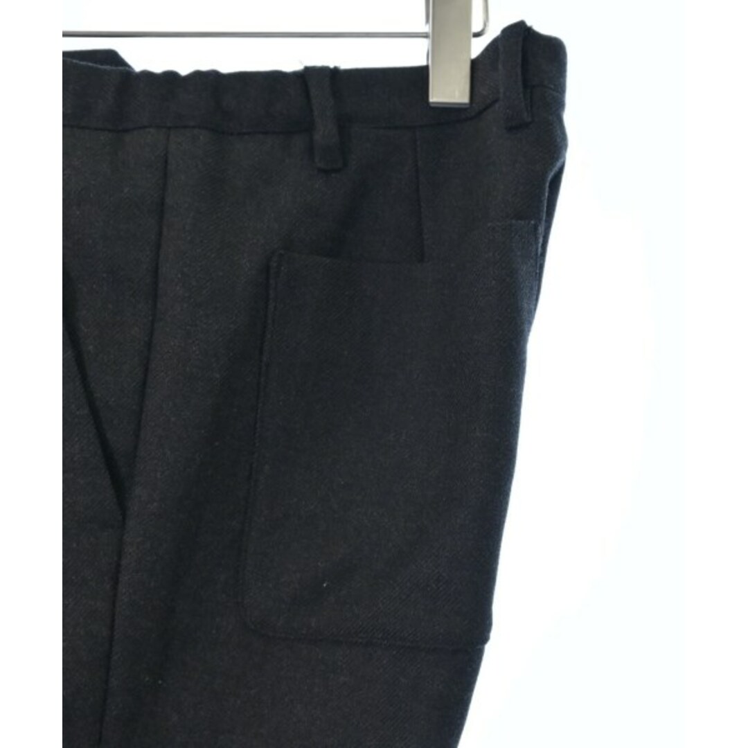 美品 プラダ PRADA パンツ スラックスパンツ ロングパンツ 無地 ウール ボトムス メンズ 52(L相当) ネイビー