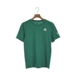 アディダス(adidas)のadidas アディダス Tシャツ・カットソー S 緑 【古着】【中古】(Tシャツ/カットソー(半袖/袖なし))