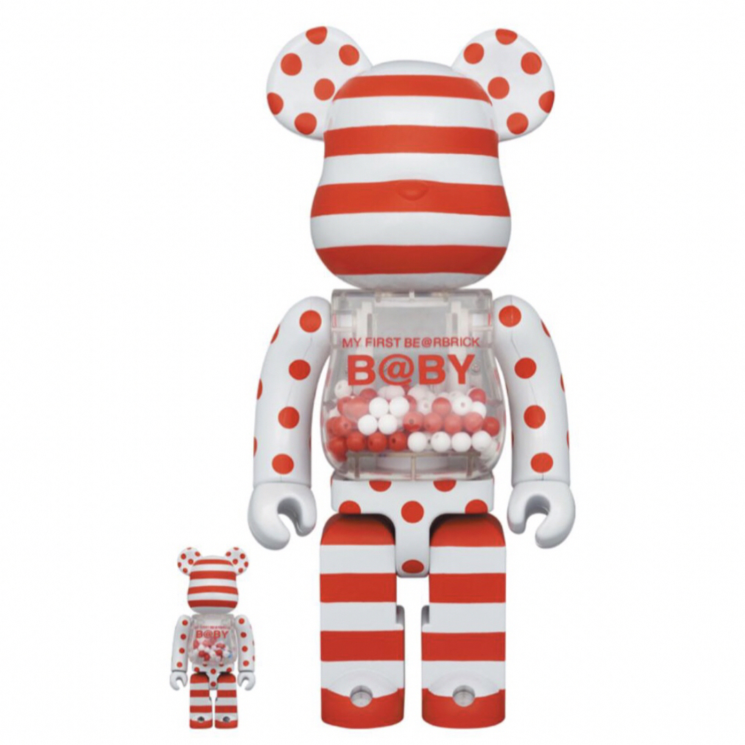 MY FIRST BE@RBRICK B@BY RED & SILVERクローム