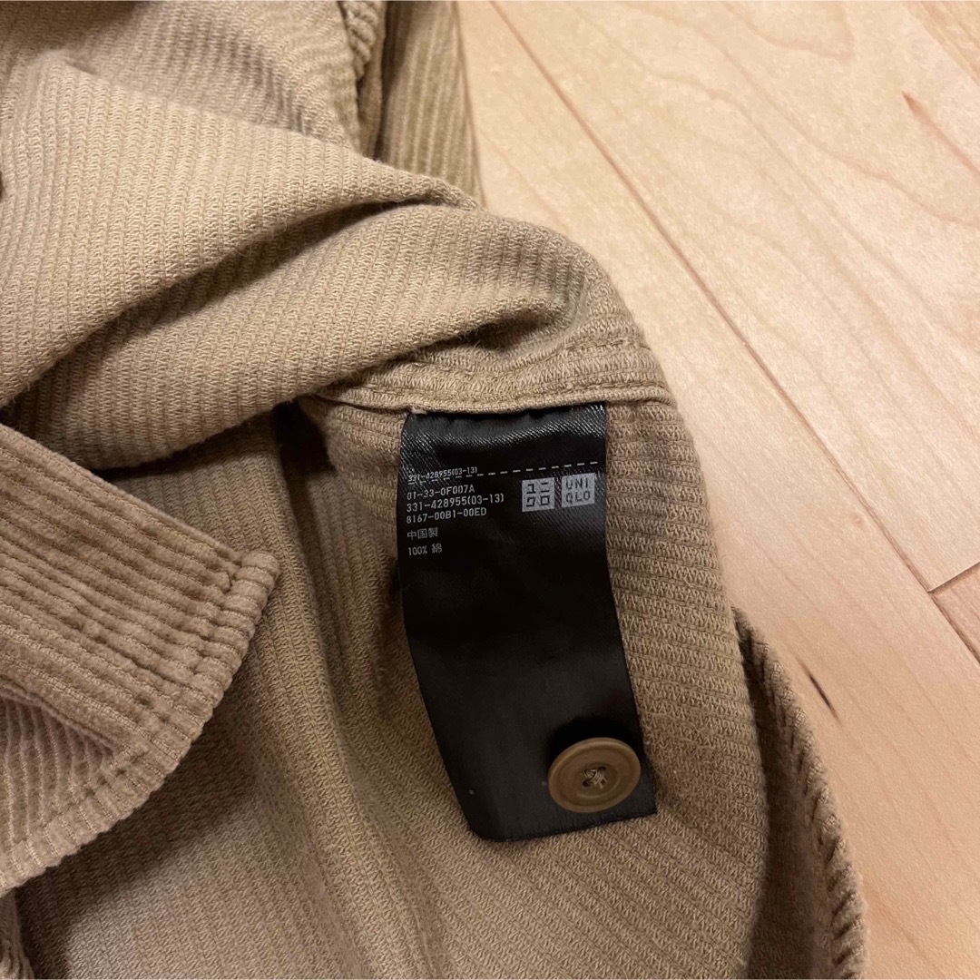 UNIQLO(ユニクロ)のユニクロ　コーデュロイ　ワークシャツ メンズのトップス(シャツ)の商品写真