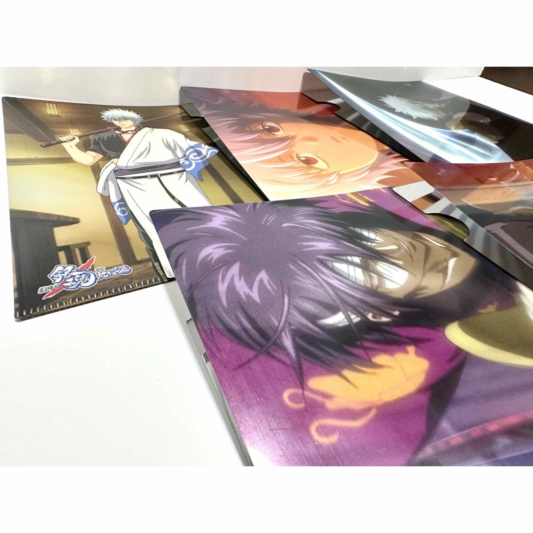 SUNRIZE(サンライズ)のレア✨劇場版 銀魂 新訳紅桜篇  A6クリスタルファイル5枚セット 非売品 エンタメ/ホビーのアニメグッズ(クリアファイル)の商品写真