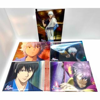 サンライズ(SUNRIZE)のレア✨劇場版 銀魂 新訳紅桜篇  A6クリスタルファイル5枚セット 非売品(クリアファイル)