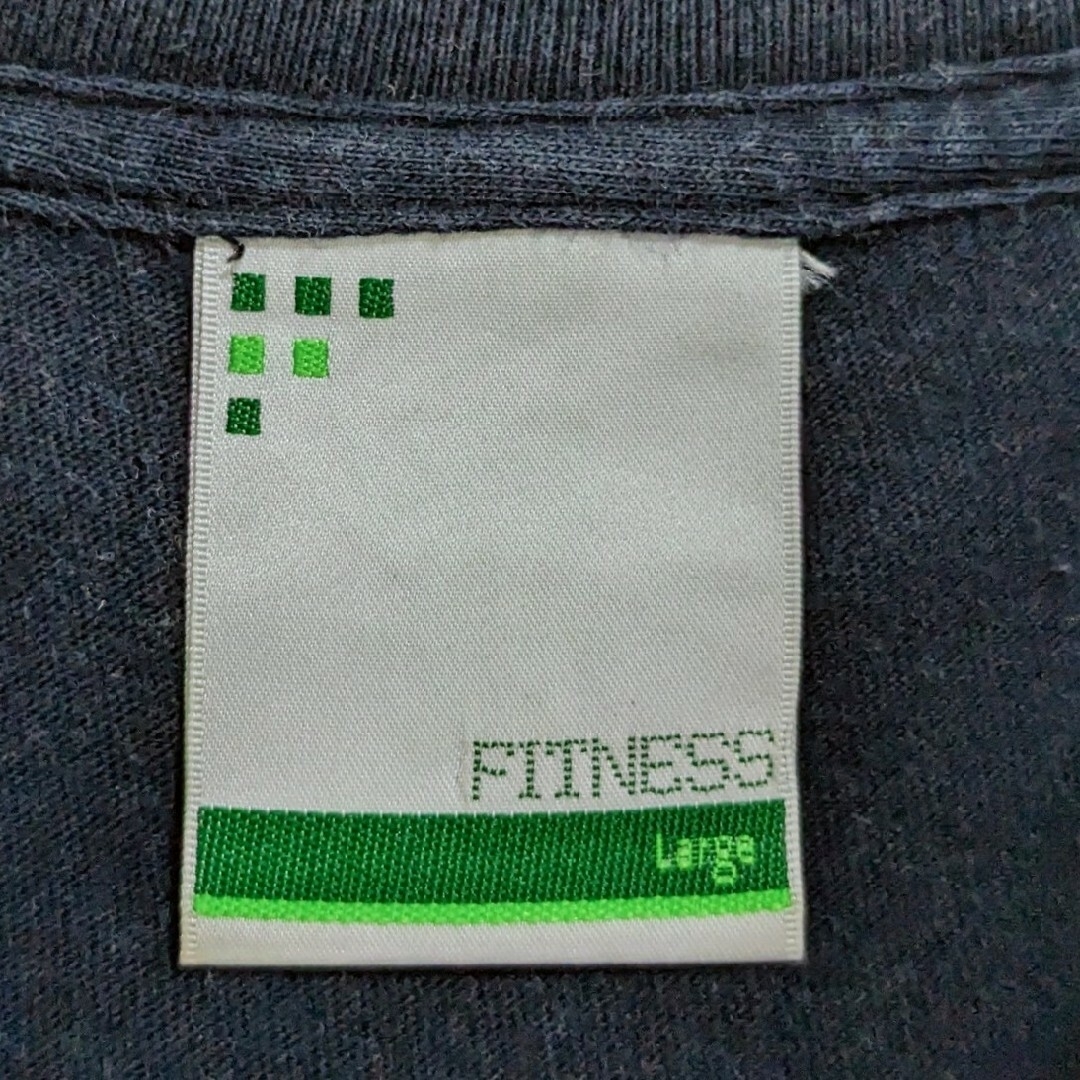 美品✨FITNESS　半袖　Tシャツ　メンズ　柄物　Ｌ　古着 メンズのトップス(Tシャツ/カットソー(半袖/袖なし))の商品写真