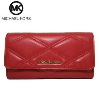 マイケルコース(Michael Kors)のマイケルコース 長財布 35S2GTVF3U CHILI(レッド系) レディース(財布)