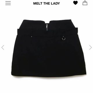 バブルス(Bubbles)のmelt the lady w waist mini skirt(ミニワンピース)