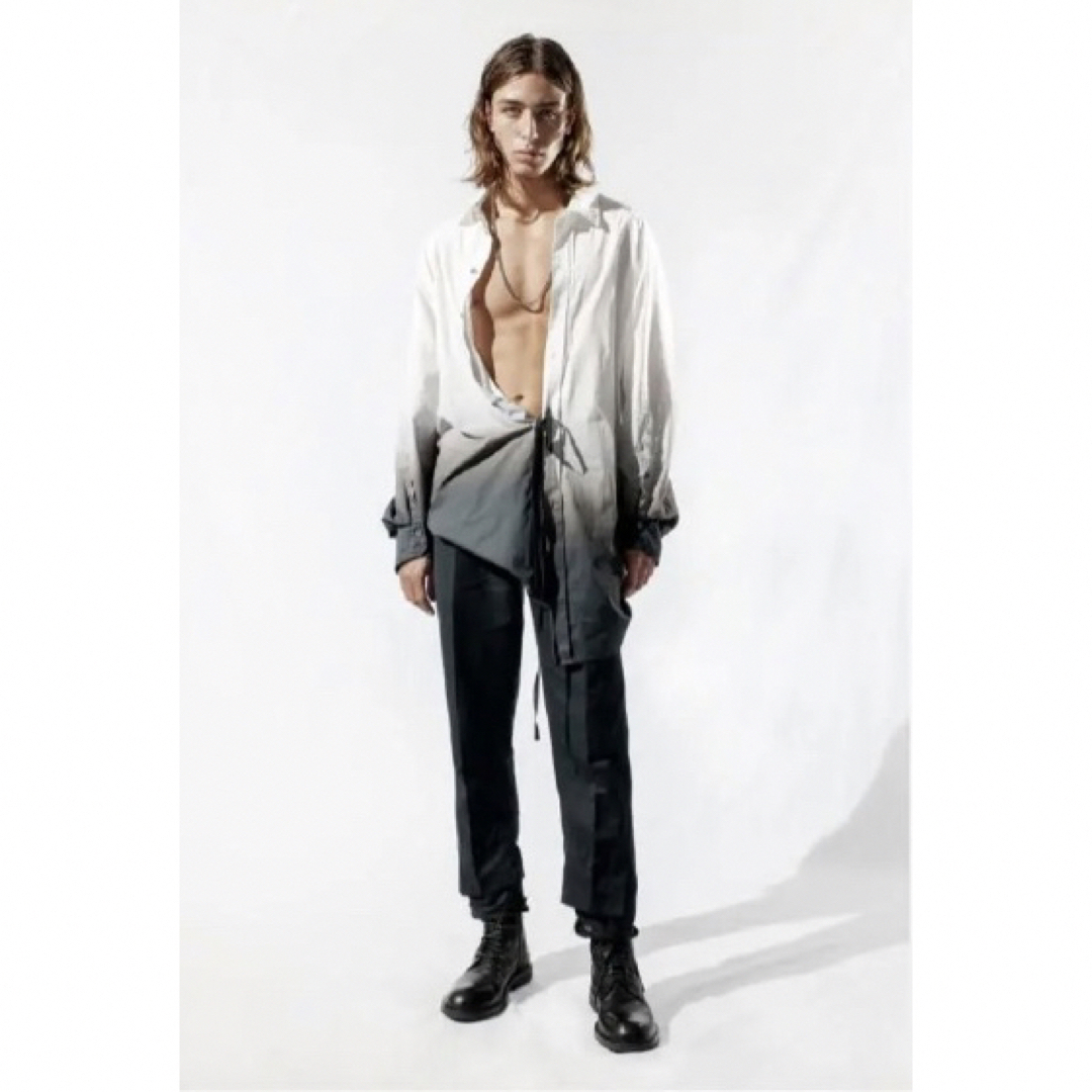 Ann Demeulemeester 07ss 21ss 復刻 リボンシャツXS構成素材 - シャツ