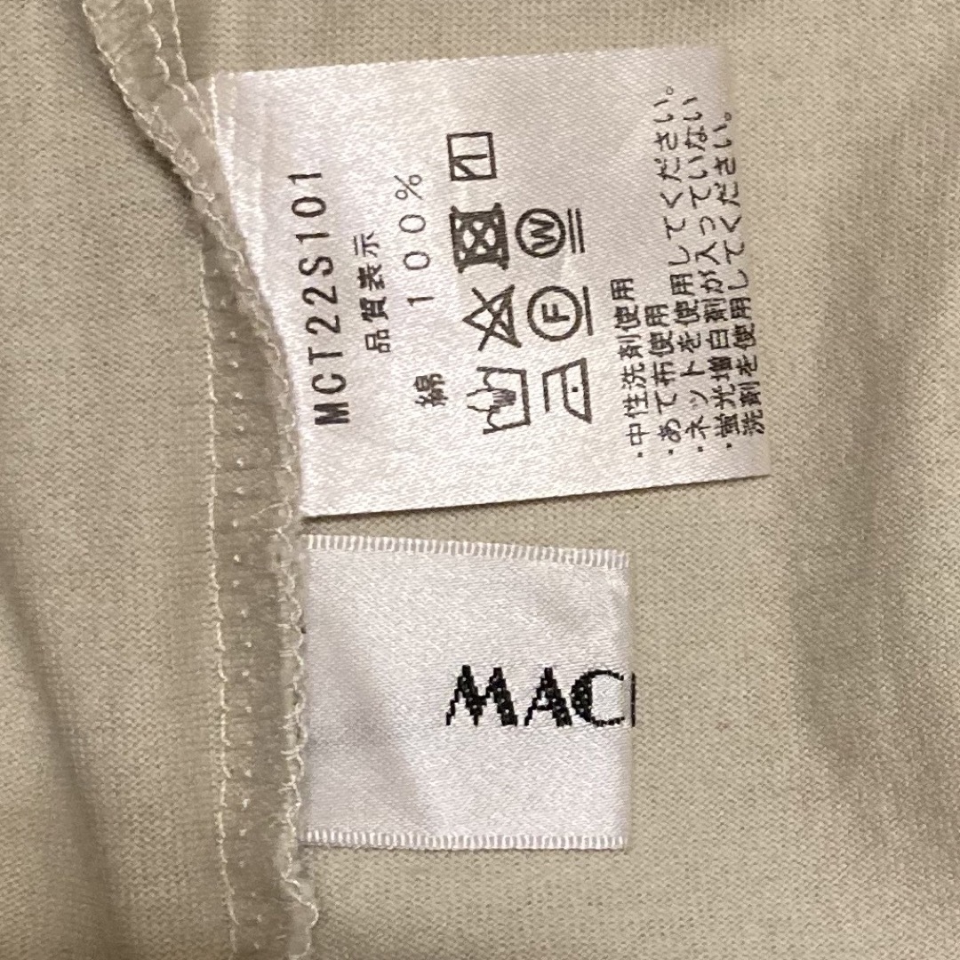 MACHATT マチャット バックオープンハイネックTシャツ 未使用