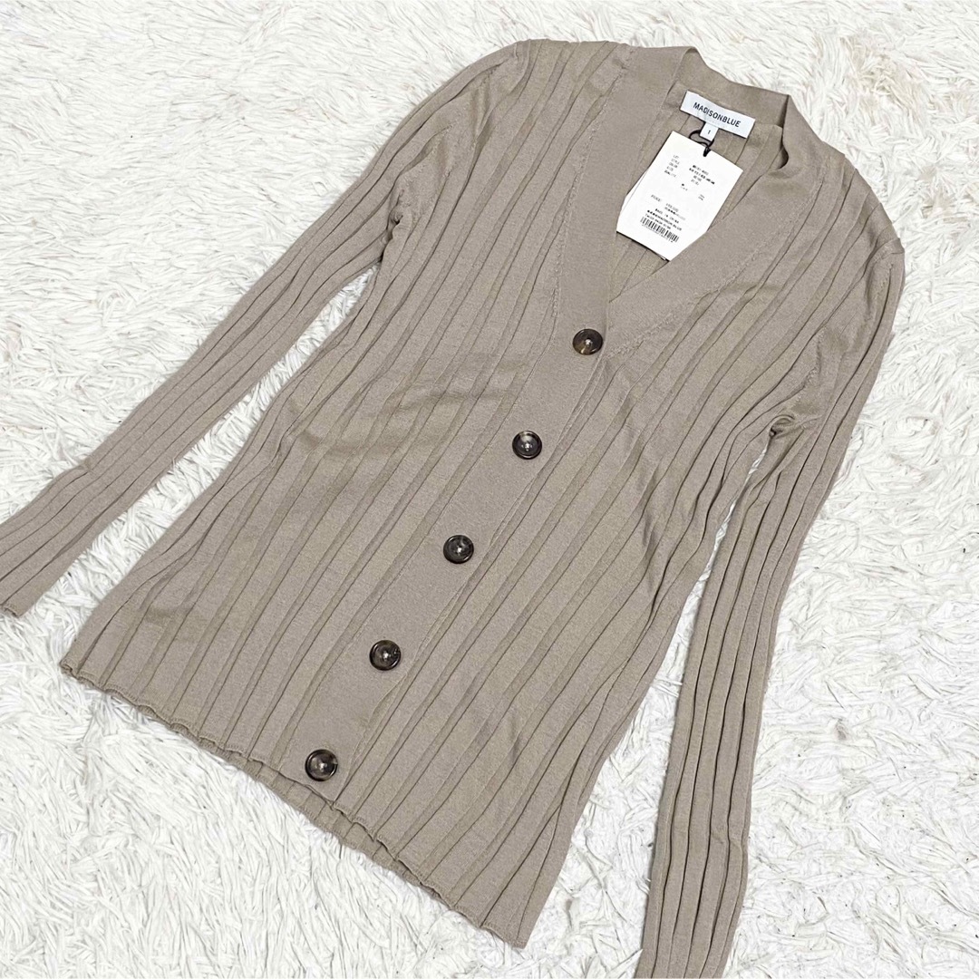 マディソンブルー 23SS BIG CARDIGAN コットンカーディガン