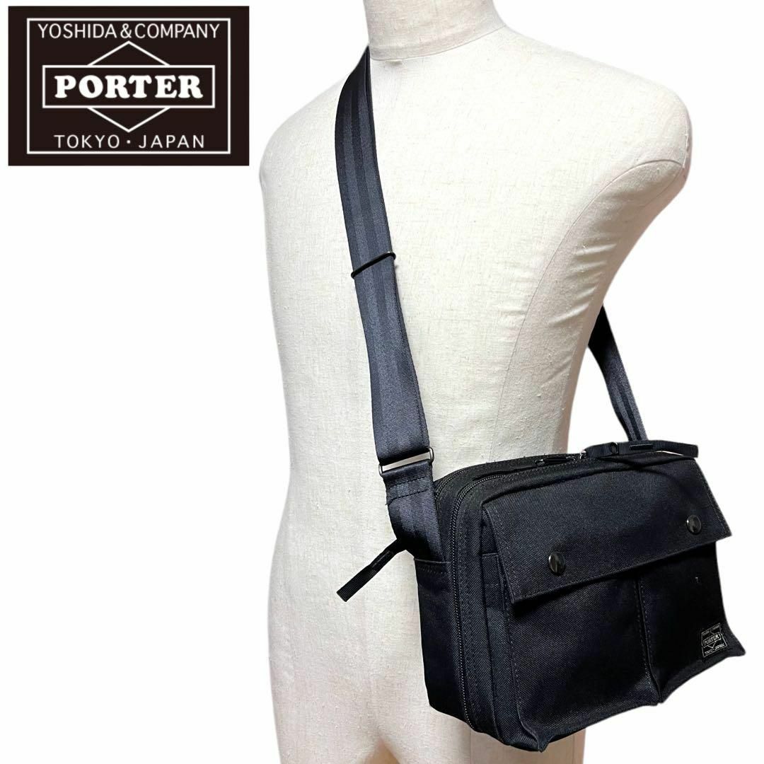 今週だけ安 希少☆PORTER ポーター スモーキー ショルダーバッグ 黒 旧