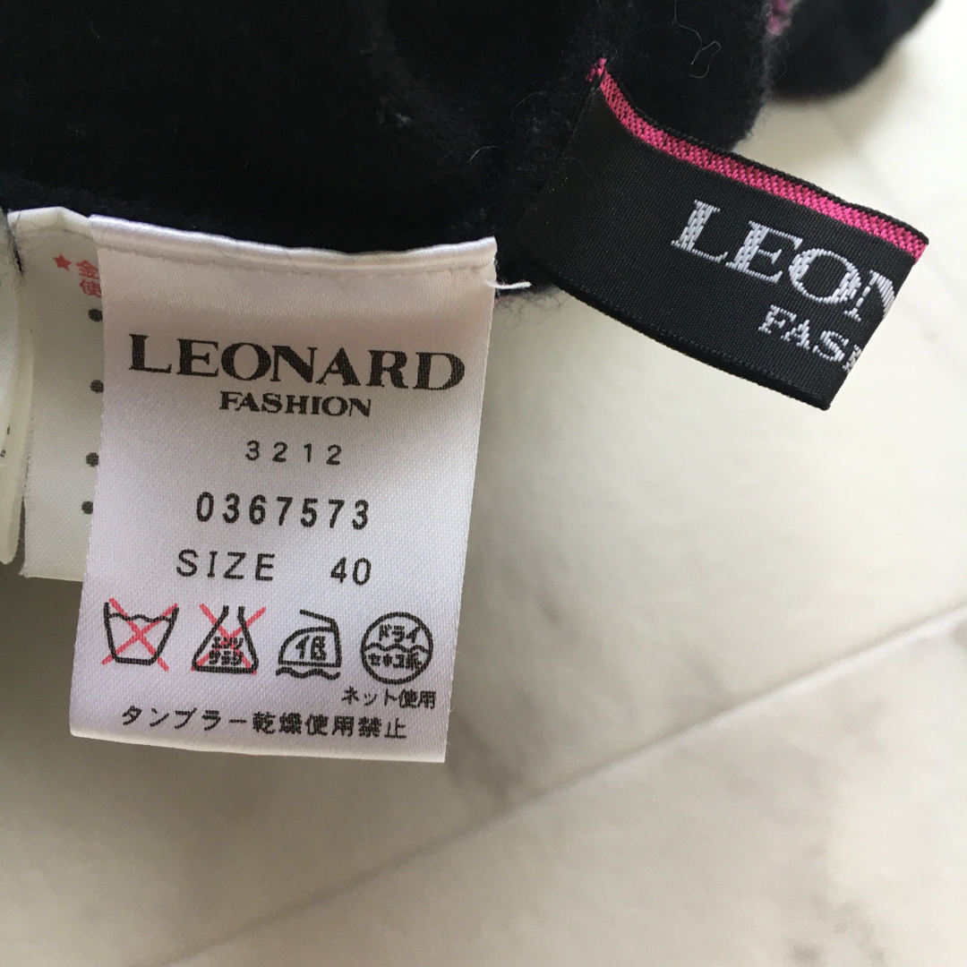美品　LEONARD レオナール  カシミヤ　チュニック　セーター 4