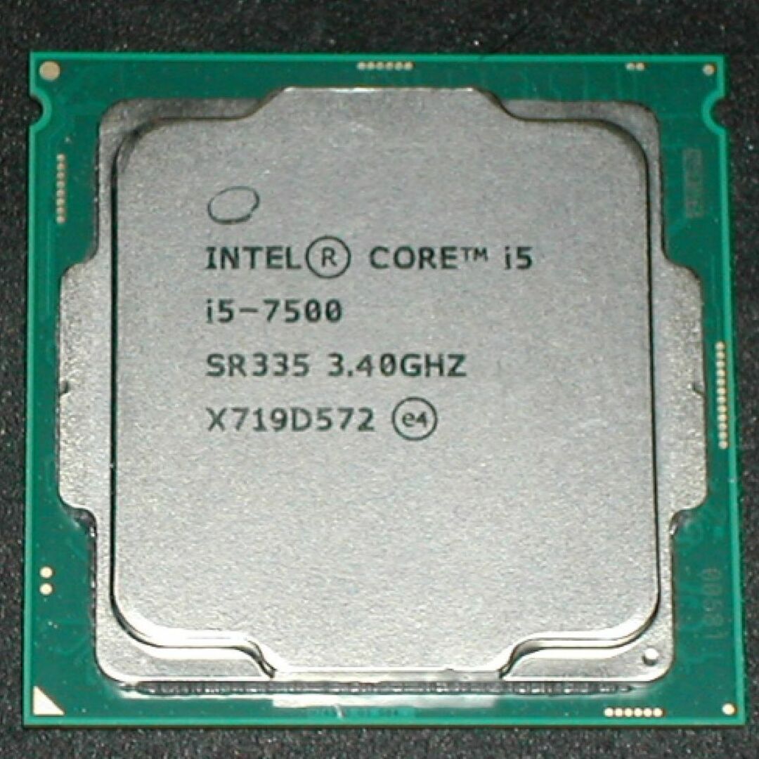 4コアCPU　Core i5 7500　LGA1151